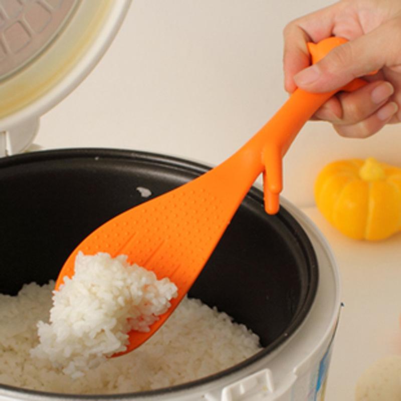 Cartoon Squirrel Spoon Non Stick Rice Paddle Ladle Lovely Meal Spoon Cooking Tools Kitchen Accessori