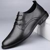 Fashion Genuine Leather Casual Shoes Classic Mens Oxford Shoes Outdoor Male Formal Dress Footwear Elegantes Outdoor Derby Shoes Sneakers
