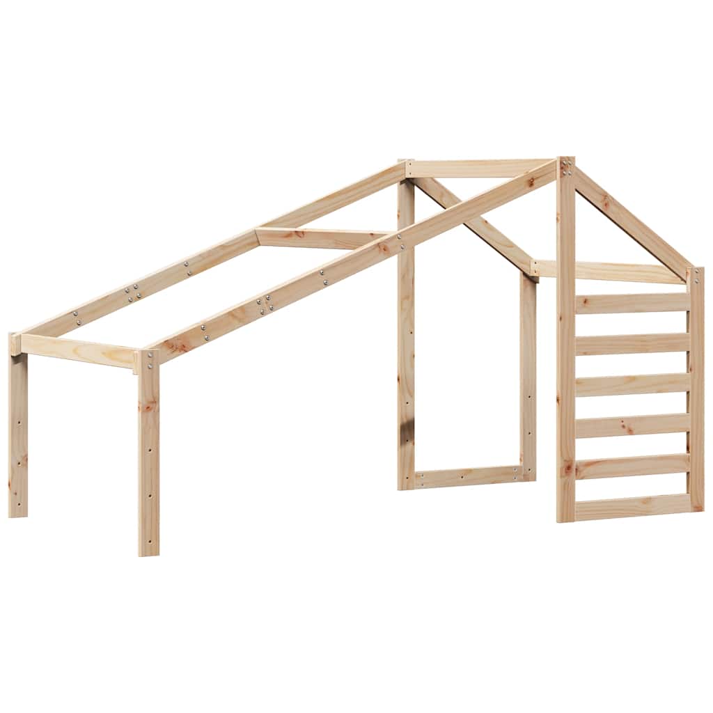 Kids  Bed Canopy 188 X 82 X 113 Cm Solid Pine Wood