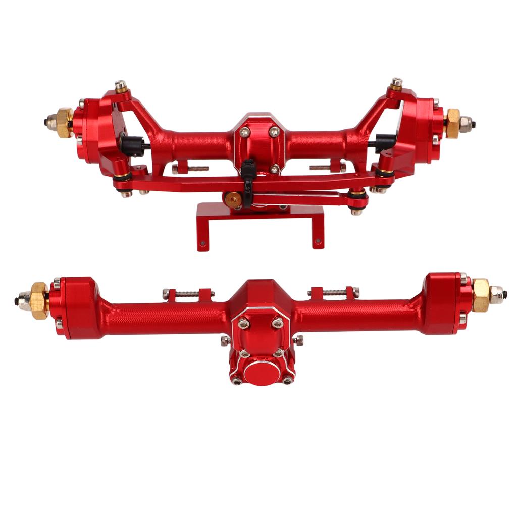 RC Front Rear Axle Assembly CNC Machined Hardened Steel Aluminum Alloy RC Front Rear   Axle for   SCX24 1Celsius24