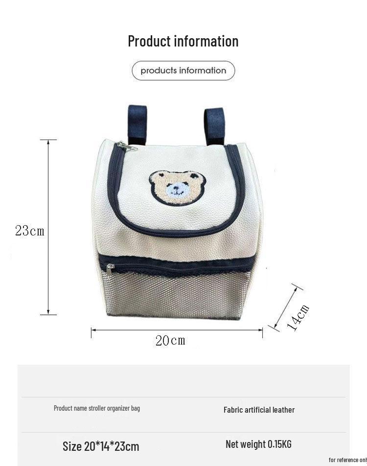 Universal Baby Stroller Hanging Bag - Large Capacity Storage for Umbrella Strollers & Child Carriages
