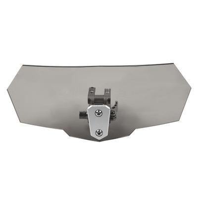 Universal Airflow Adjustable Motorcycle Windscreen Windshield Wind Deflector (Black)