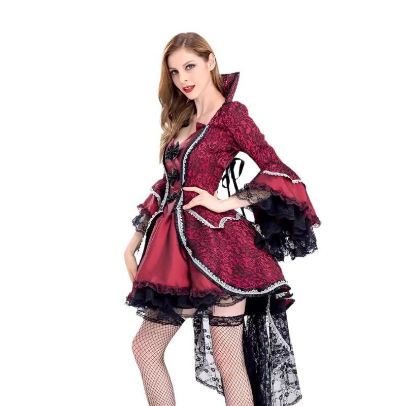Halloween, Adult Costumes Horror Costumes Ghost Bride Vampire Queen Queen Show Costumes