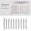 Russian Style Manicure Tool Set with Diamond & Tungsten Steel Grinding Heads