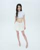 Leobyui Multi-Circle Skirt White