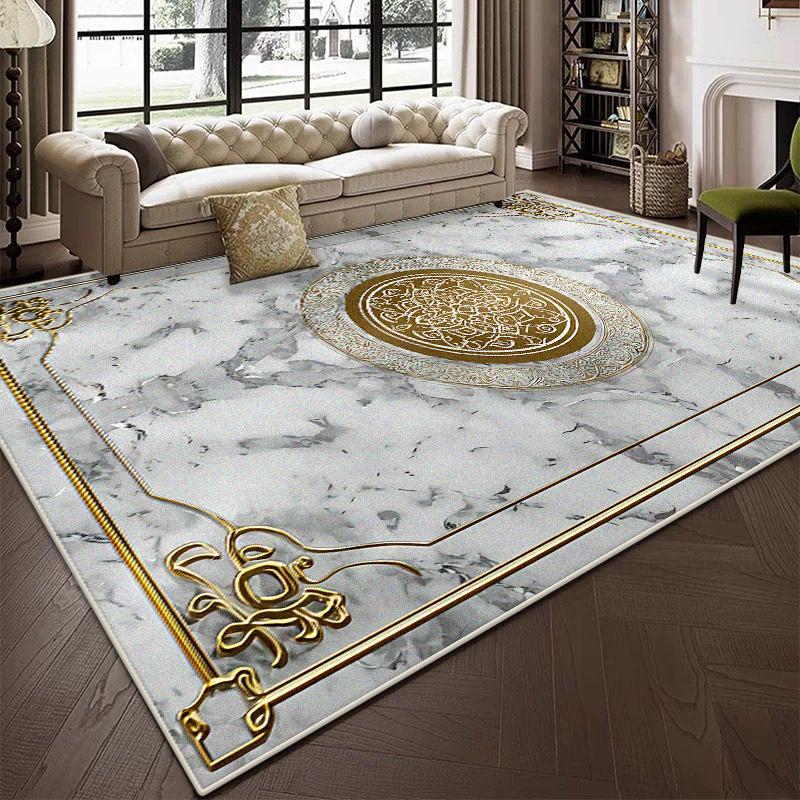 Modern Light Luxury Decoration Home Carpet Living Room Large Area Antiskid Cloakroom Rug Soft Machine Washable Coffee Tables Mat