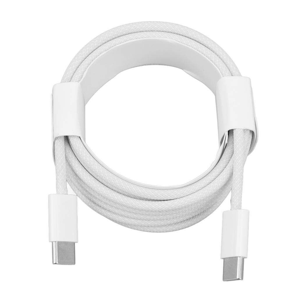 6.6FT USB C Charger Cable 60W Nylon Braided Fast Charging USB C to USB C Cable for IOS 15 for