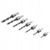 Set of wood drill bits with countersink (7 pcs.) 3-10mm Vorstahl