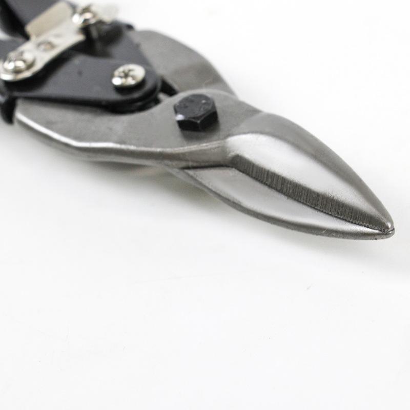 1Pc 10 Inch Iron Sheet Scissor Aviation Tin Snips Heavy Duty Chrome Vanadium Steel Metal Cutter Shears For Cutting Sheet