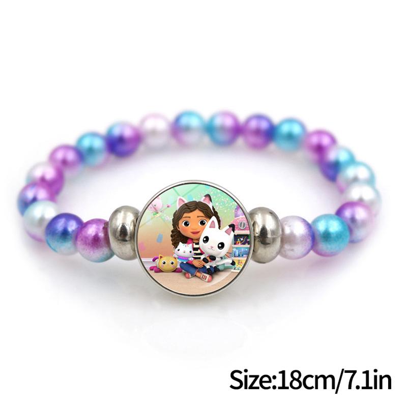 Cute Gabby Dollhouse Necklace Animation Girls Bracelets Choker Kids Present Cosplay Accessories Birthday Party Favor