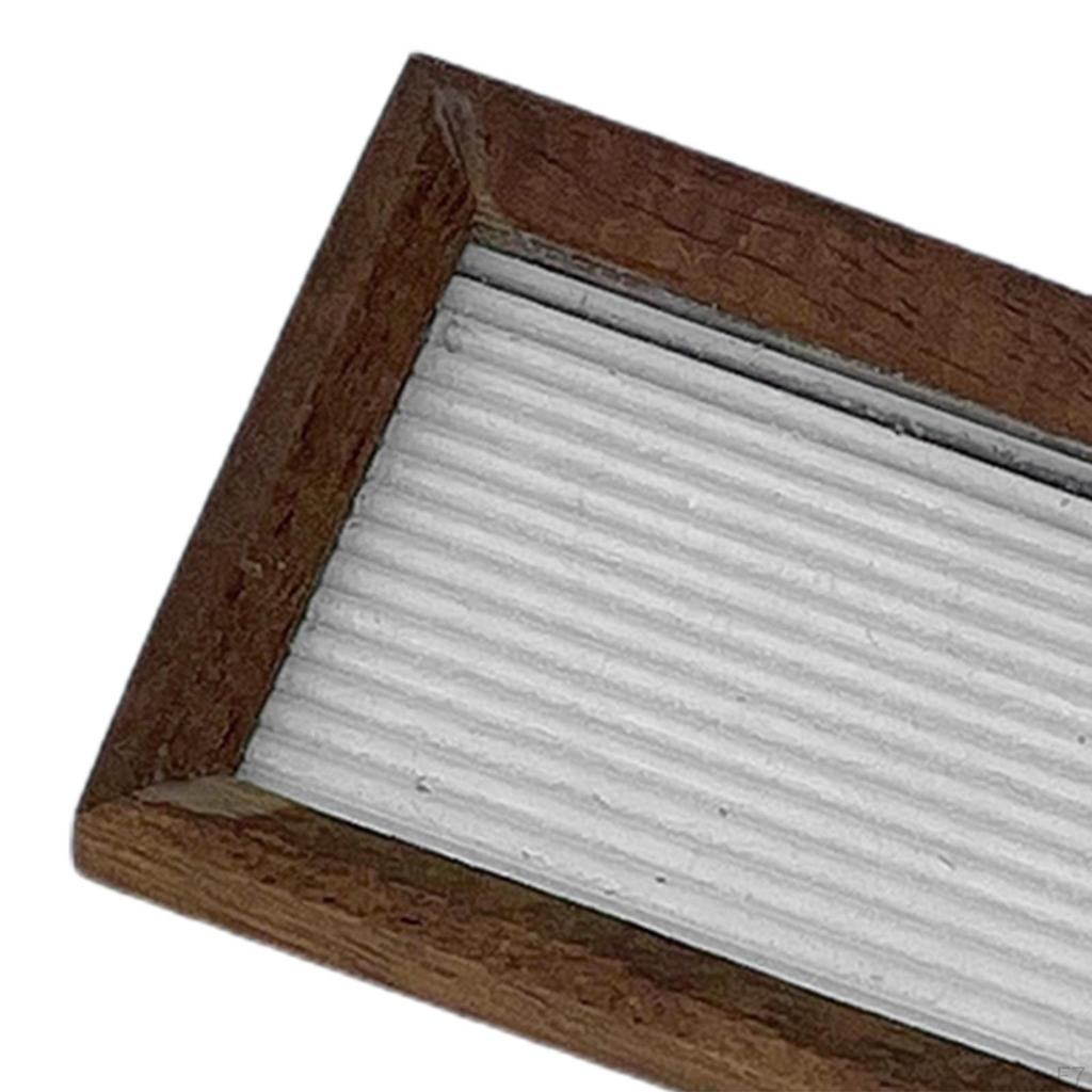 Dollhouse Miniature Acrylic Tray Wooden Board Mini Dessert Bread Cake for Gift