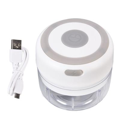 Mini Doğrayıcı Dayanıklı Elektrikli 100ml Kapasite Hızlıca Doğrama Taşınabilir Öğütücü Mutfak Gereçleri içinBeyaz