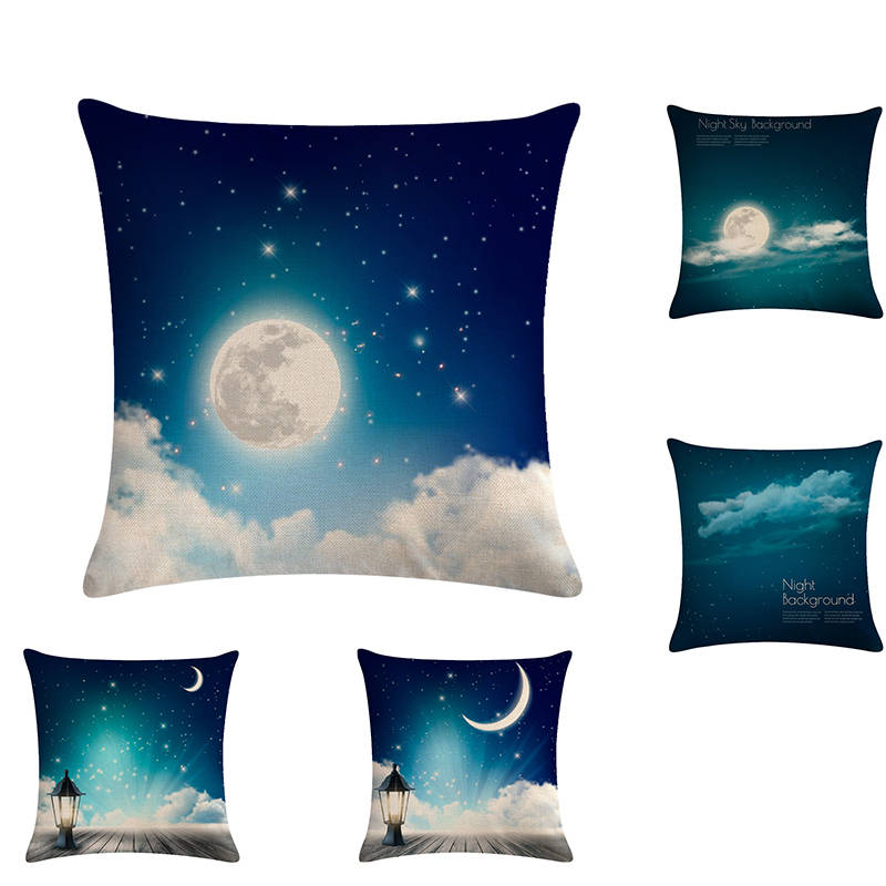 moon decorative pillow