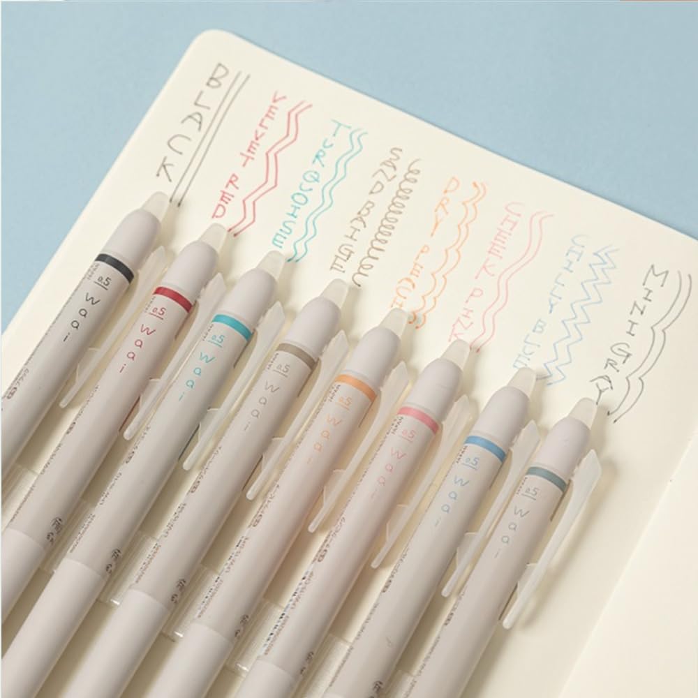 Pilot Kulepenn Frixion Waai 8 Fargesett LFW158C 0,5mm