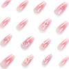 Xiaohongshu Pure Desire Blush Pearl Butterfly Wearable Nail Art Stickers