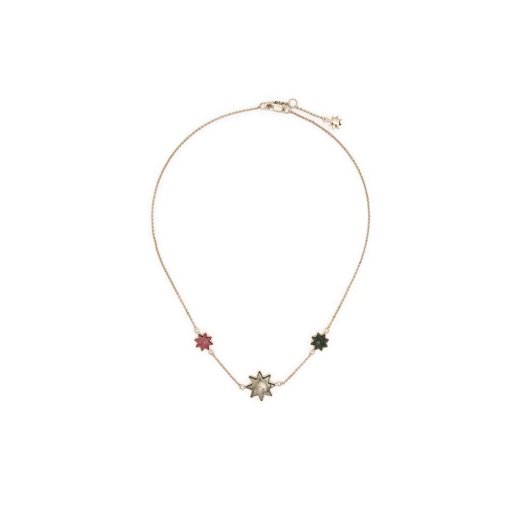 Chloe Patterned Decorative Necklace Women necklace Antique-Bronze CHC23SFO78BPR