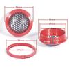 1.5 Inch Hifi Car Tweeter Protective Grill Mesh Lightweight Aluminum Treble Head Speaker Cover for Car Refit