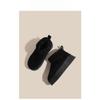 Zhou Dongyu ha lo stesso stivale da neve da donna nell'inverno 2025. Nuove scarpe calde in cotone vellutato con suola spessa e gambale corto integrato in pelliccia
