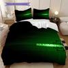 Metal Wings Cross Symbolism Bedding (1 * Duvet Cover + 2 * Pillowcase, Without Core) 2D Flat Duvet Cover and Pillowcase Bedding Set