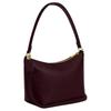 Coach Zip Top 20 Logo Zipper Closure Saffiano Leather Shoulder Crossbody Tote Small Women's Merlot