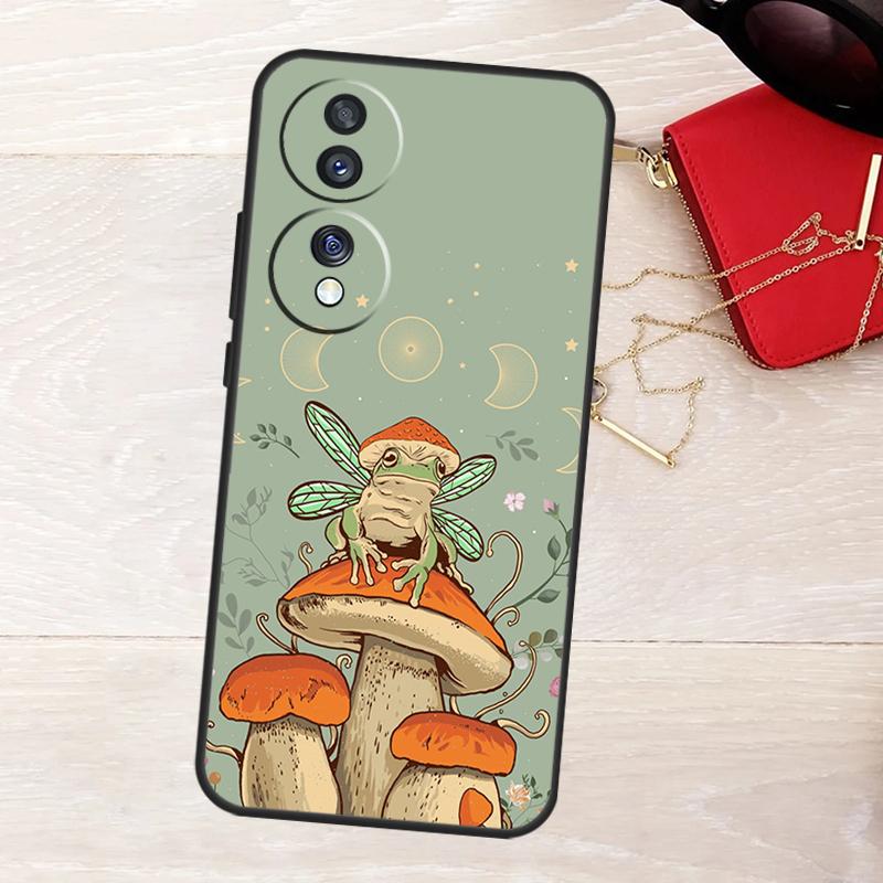 

Cottagecore Frog Aesthetic Case For Honor X9b X8b X9a X8a X6a X7a X7 X8 X9 Cover For Honor Magic 5 6 Pro 50 70 90 Lite Honor Magic6 Lite