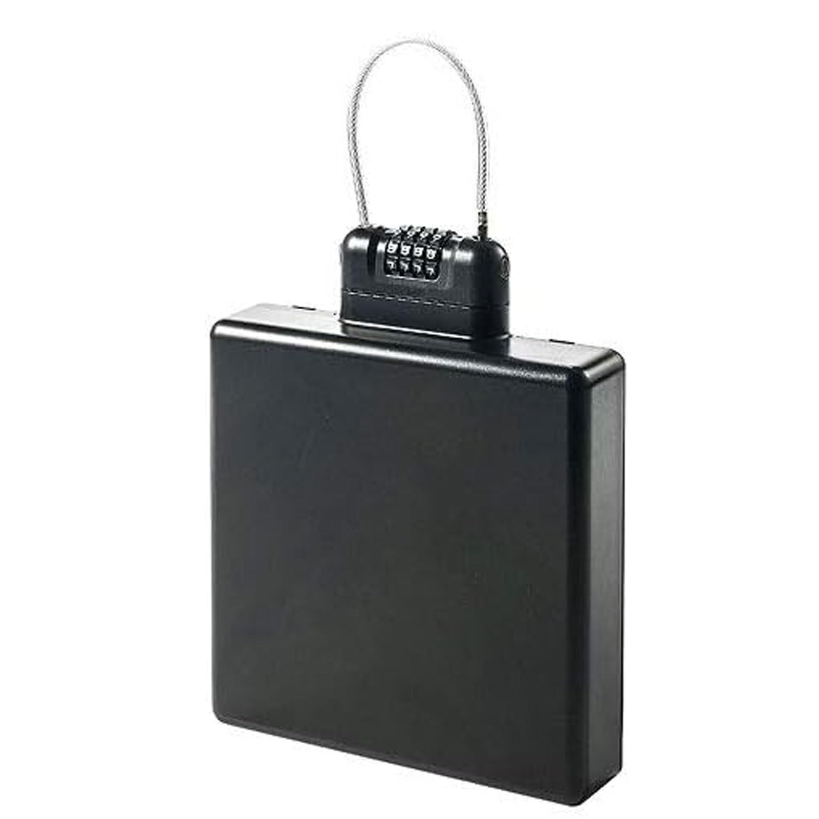 

E-Supply Combination Security Box, 4-Digit PIN Code, Large Size with Wire, for Closets, Valuables, Seals, Bankbooks, and Security (EEX-SLRL983)
