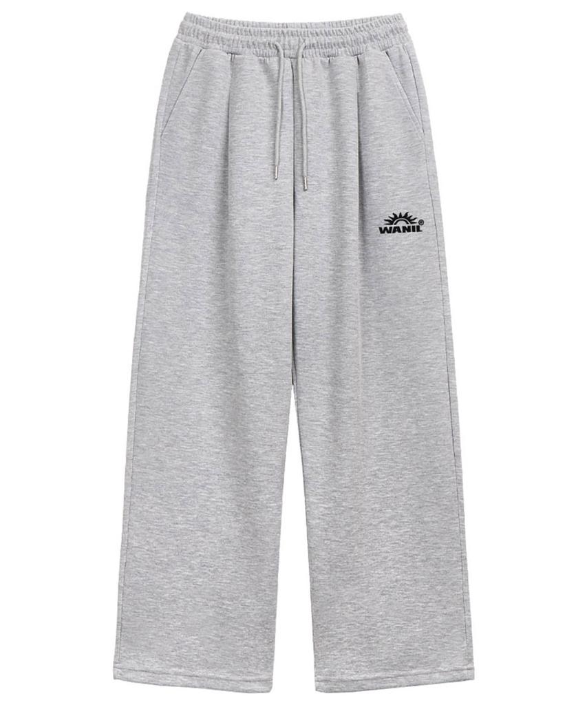 Wenil Sun Logo One-Pleat Wide Sweatpants 2 Colors [Walt_4022]
