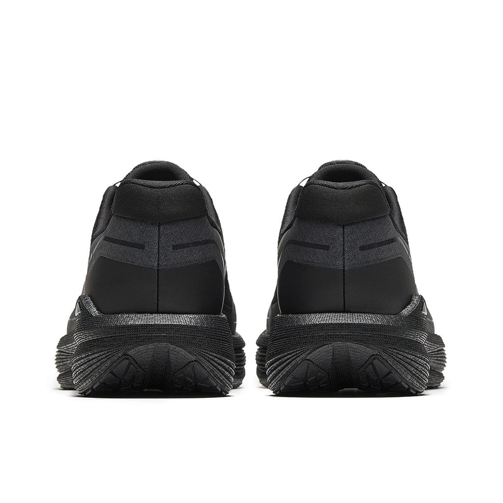 Anta Textile, Rubber Low top Running Shoes Men's Basic Black 112615537A-1