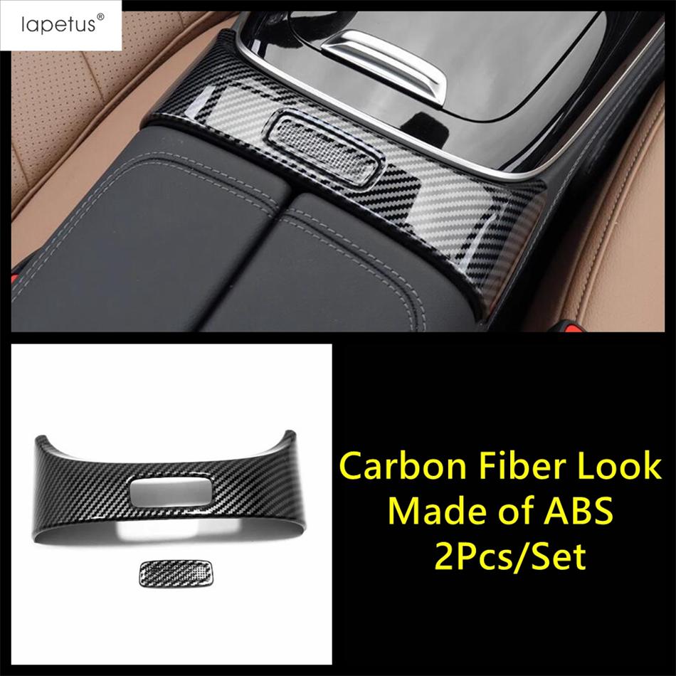 Rear Armrest Box AC Air Panel / Gear Shift / Water Cup / Hand Brake Cover Trim Accessories For Benz E-Class W214 E300 2024 2025