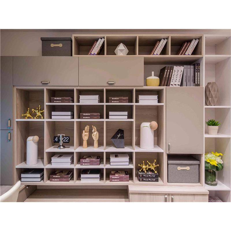 High-Definition Douyin-Moderator-Hintergrund: Bücherregal Bürodeko