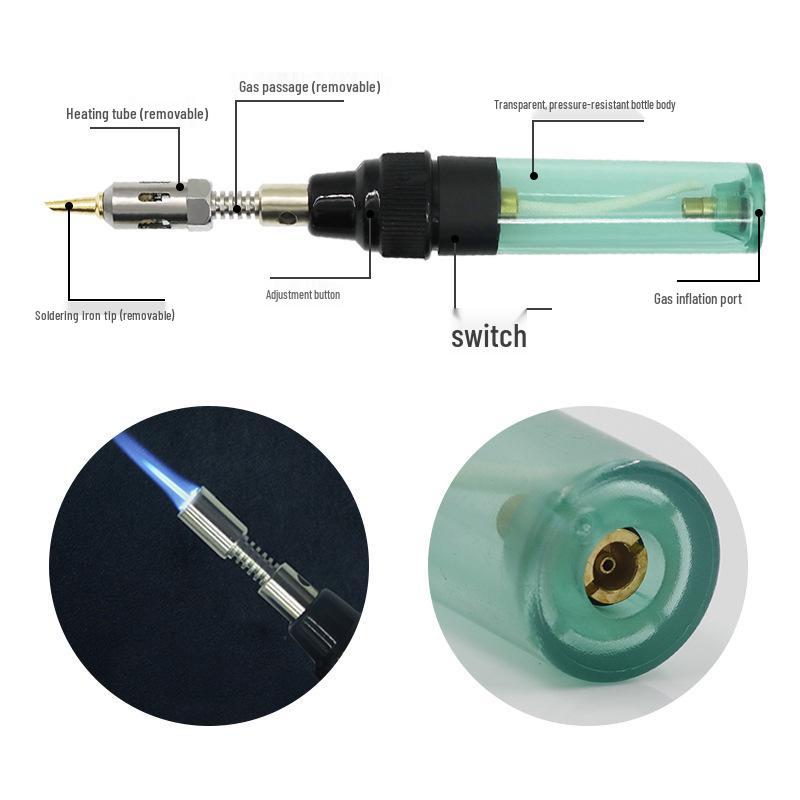 3-in-1 Multifunctional Portable Gas Soldering Iron