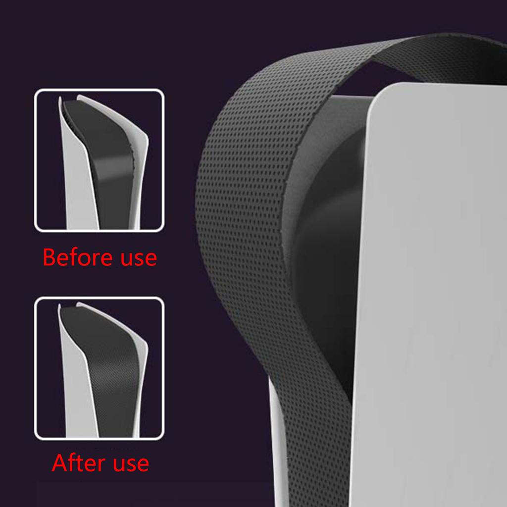Game Console Host Middle Strip Dust Cover Flexible Mesh Protection Net Fit for PS5 Dustproof Skin Heatsink Barrier Cover
