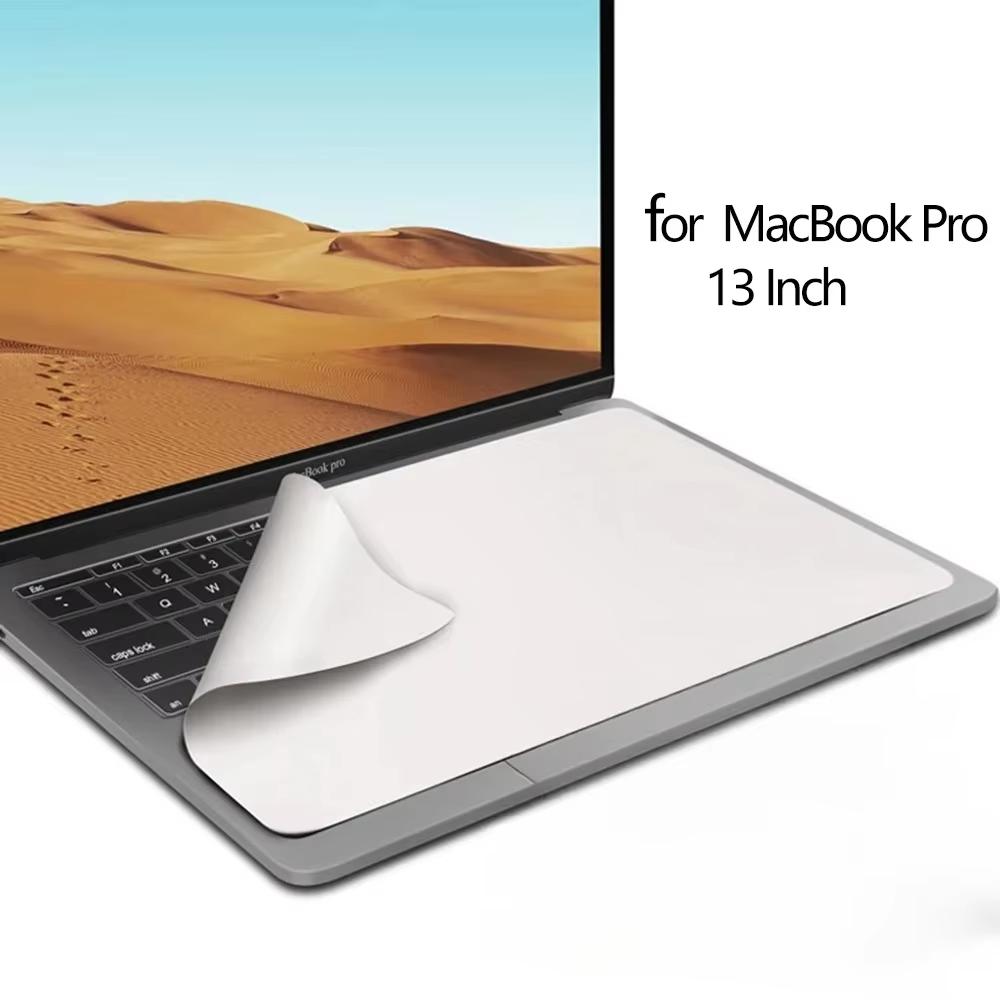 2-in-1 Microfiber Keyboard Palm Rest Dust Cover, Screen Cleaning Cloth Protector for MacBook Pro 13-16 Inch Laptops