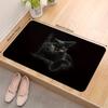 1Pcs Anti Fatigue Kitchen Rugs, Black Cat Print Waterproof Non-Slip Thick Cushioned Kitchen Mat Heavy Duty Comfort Standing Mat for Kitchen