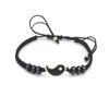 Alloy Tai Chi Bagua Hand-Woven Couple Bracelet Set