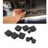 10x Black Chassis Waterproof Rubber Stopper Plugs for Jeep Wrangler JK 2007-17