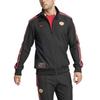 adidas Originals Manchester Weiche Bequeme Jacke mit Reißverschlusskragen Langarm Herrenjacke Schwarz JF0358