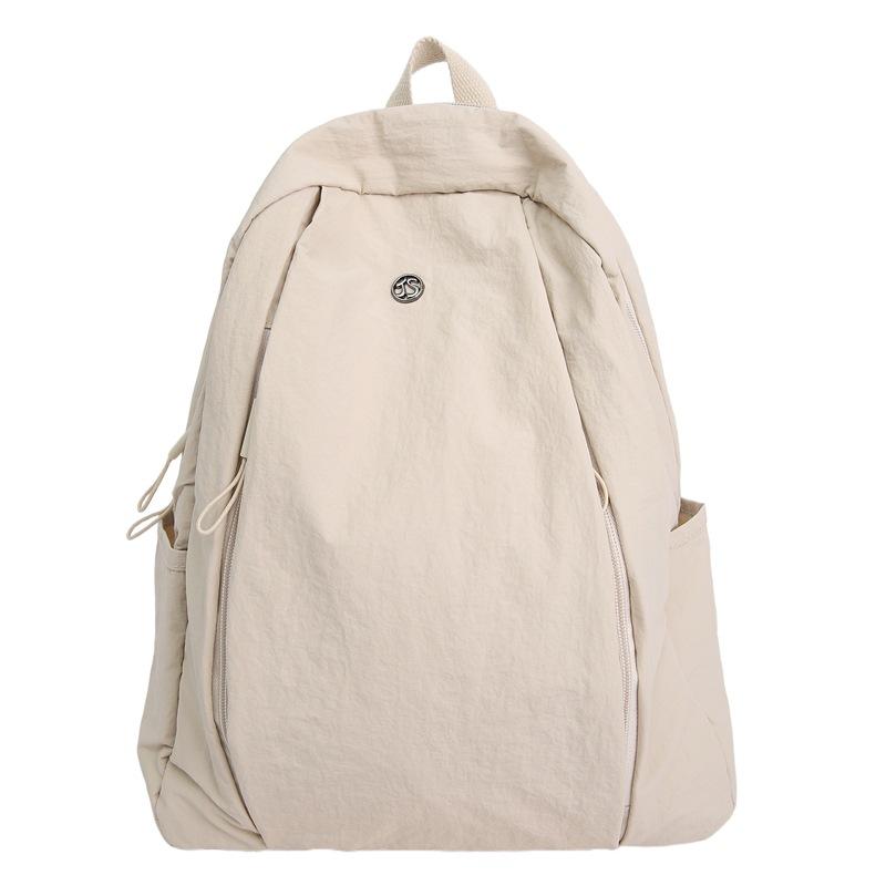 New Ultra-light Puff Waterproof Nylon Cloth Versatile Backpack Women's Color Cloth Bag Simple Travel Women's Backpack