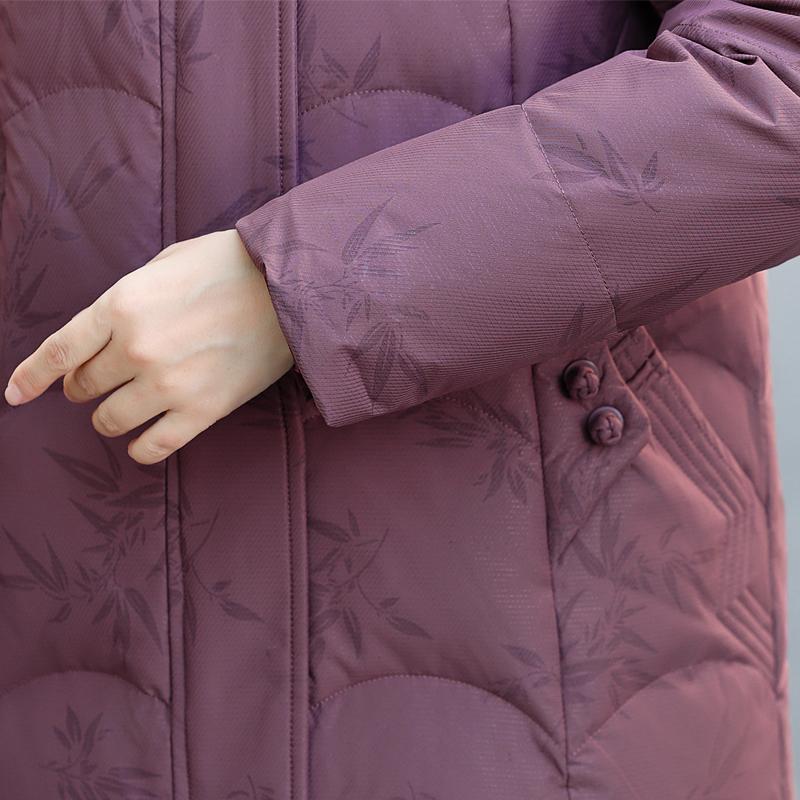 Winter Daunenjacke für Damen Übergröße Oberbekleidung Kapuzen Elegant Dick Warm Daunenmantel Frau Parkas