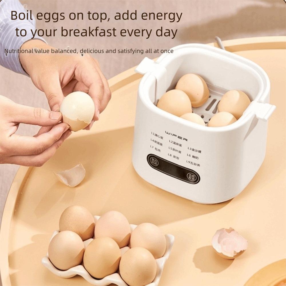 9-in-1 Function Electric Egg Boiler 300W Power Breakfast Machine Easy Clean Automatic Egg Cooker