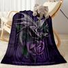 Gothic Style Blanket Soft & Cozy Perfect for Seaside Bed Office Four Seasons Multipurpose Playful Design Gift for Travel Home Birthdays
