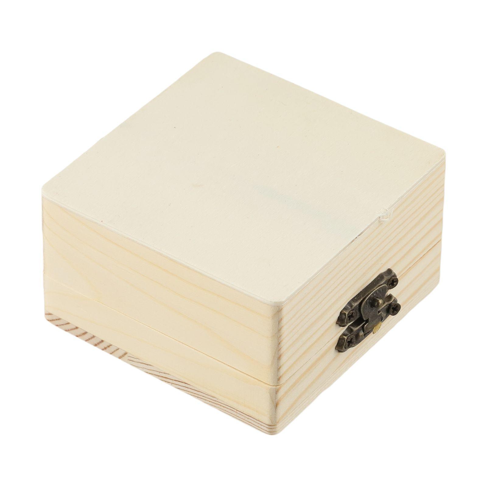 

5pcs Storage Box For Jewelry Tools Organizers Square Wooden Storage Box 8x8x4.5CM DIY Gift-Box Household Tools Fittings China Mainland