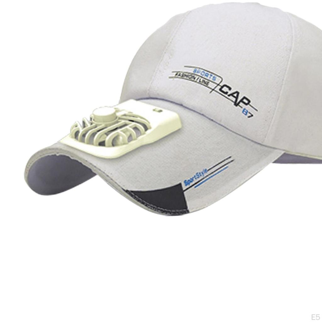 Baseball Outdoor Peaked Hat Battery Operated Fan USB Charging Hats for Kids