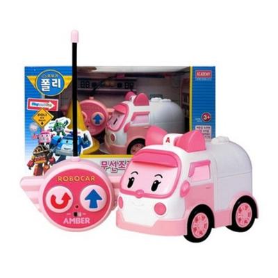 Robocar Poli bezprzewodowy pilot Amber RC car, koreańskie zabawki do kąpieli