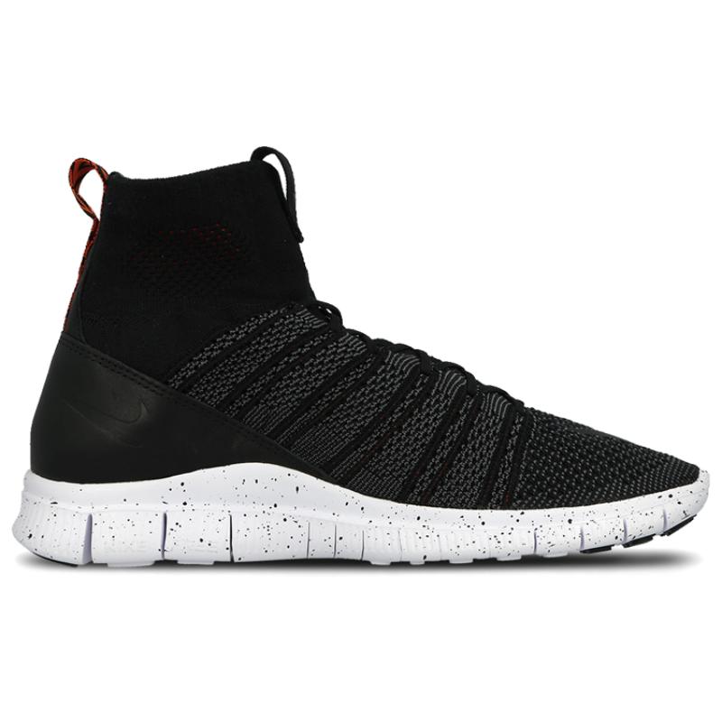 Nike Free Flyknit Mercurial 'Black' Sneakers 805554-008