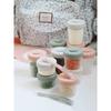 BÉABA - Set 12 Food Storage Portions and 2 Silicone Spoons - First Meal Pack - Eucalyptus