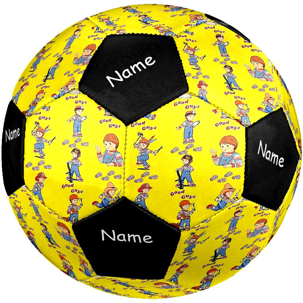Custom Name Chucky Theme Size 5 Soccer Ball, Suitable for Both Indoor and Outdoor Matches, a Gift Suitable for Everyone.