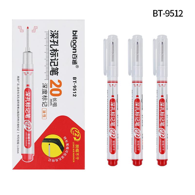 Long Head Pen For Bathroom, Woodworking, Tile, Special Use, Long Mouth, Deep Hole  Pen, Quick-drying Oil Pen 2ml