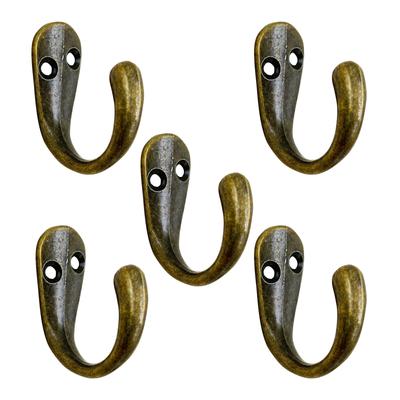 Confezione da 5 Ganci Appendiabiti da Parete Portaoggetti da Parete Vintage Decorativi Singoli Ganci per Accappatoio con 10 Viti