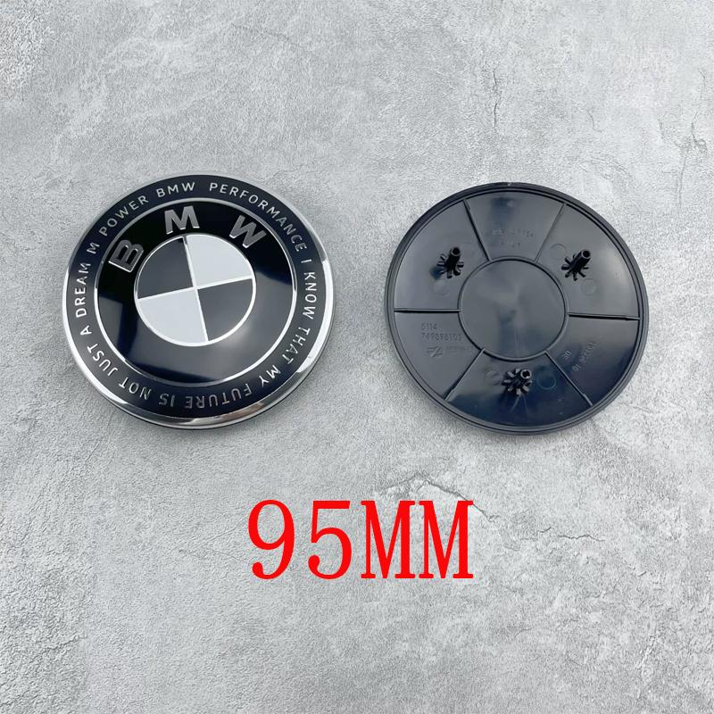 

95MM is suitable for BMW s new 7 series front logo ABS badge 740Li 735Li 760i front fender hood G07 G70 logo accessories.